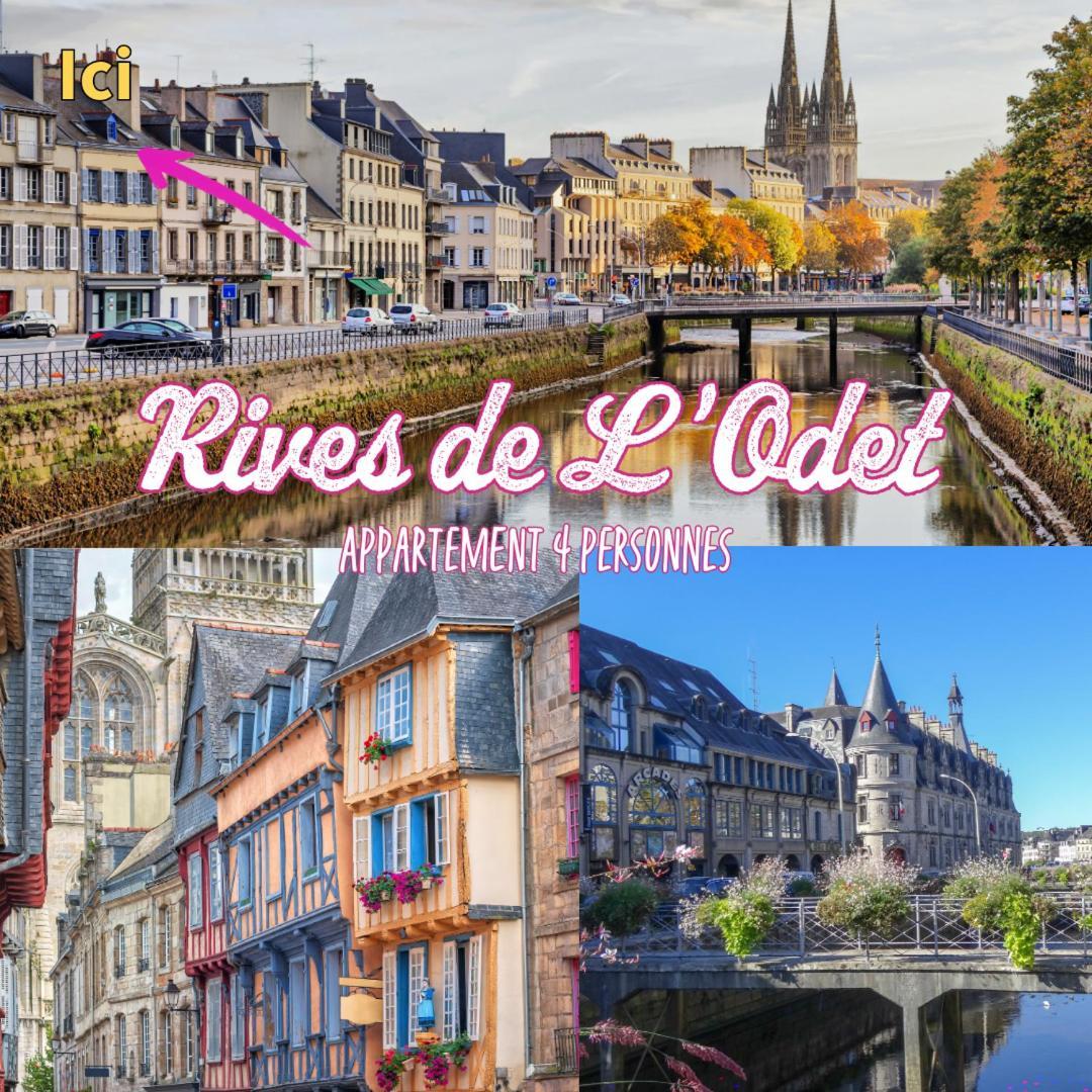 カンペールLes Rives De L'Odet, Vue Riviereアパートメント エクステリア 写真